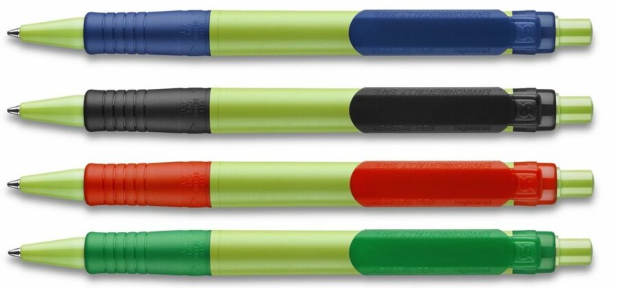 Stilolinea Vegetal Pen Green Office -kuulakynä biohajoavien kynien aatelia